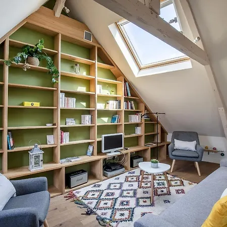 아파트 Le Puits De Lumiere - Inverted Duplex - 6p- Full Historic Center 옹플뢰르