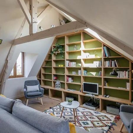 아파트 Le Puits De Lumiere - Inverted Duplex - 6p- Full Historic Center *